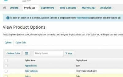 How to Add Product Options in BigCommerce