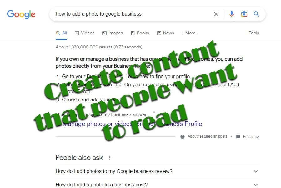 Create Content for SEO